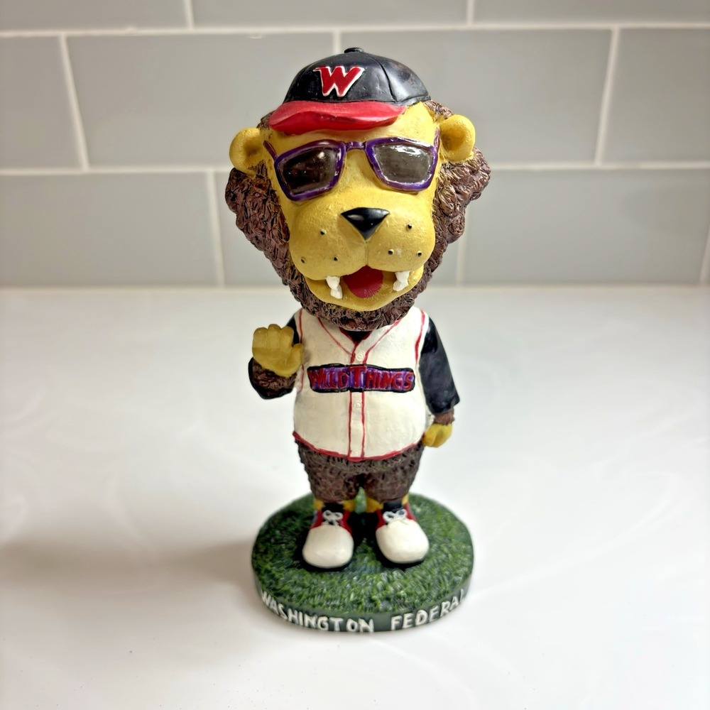 Washington Wild Things Mascot Bobble MINOR LEAGUE MASCOT SGA BOBBLE HEAD
